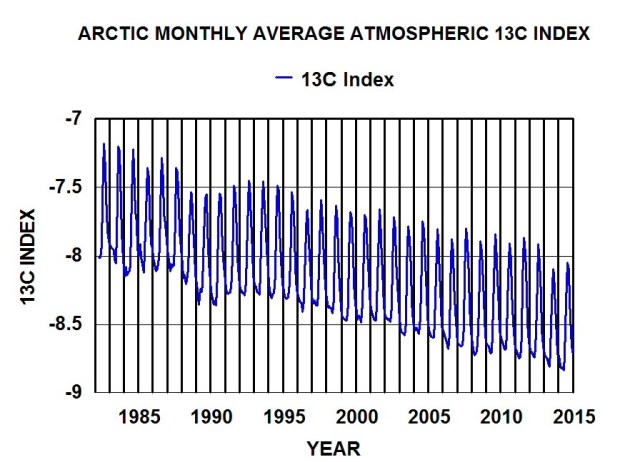 arctic 13C index